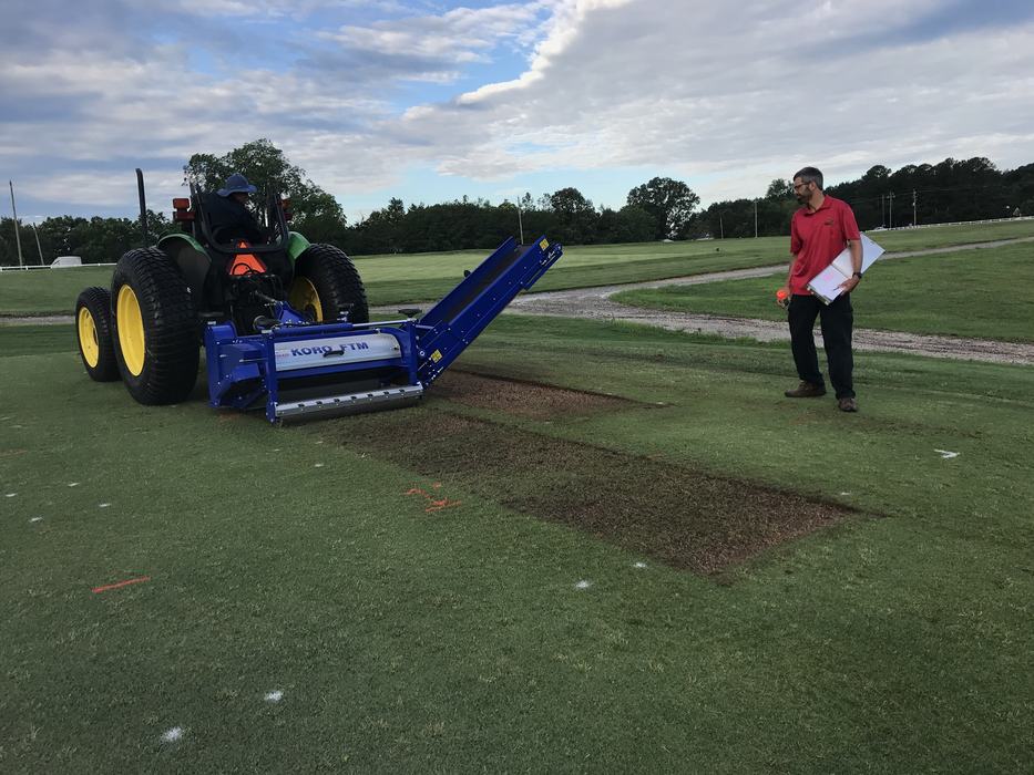 fraise mowing turf