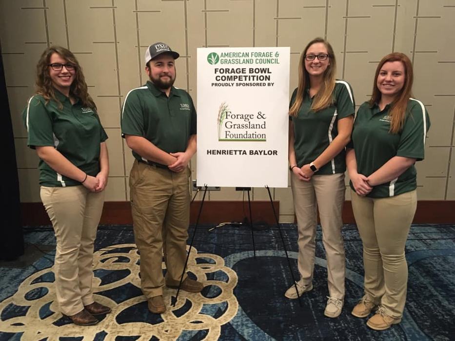 Mount Olive Forage Bowl Competition team