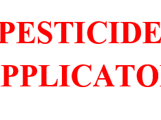 PESTICIDE APPLICATOR