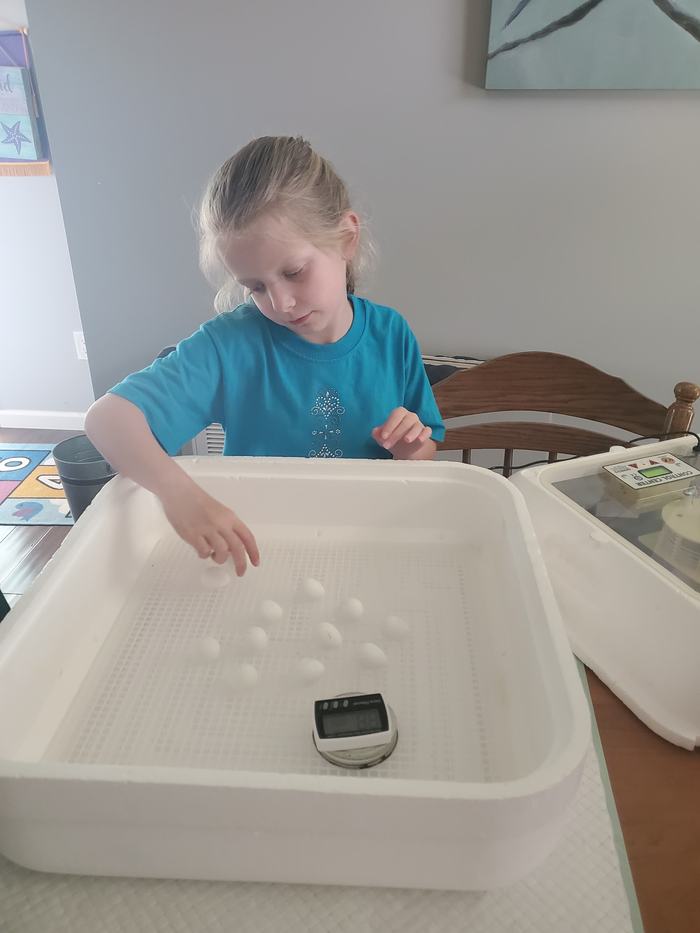 Image if girl with egg