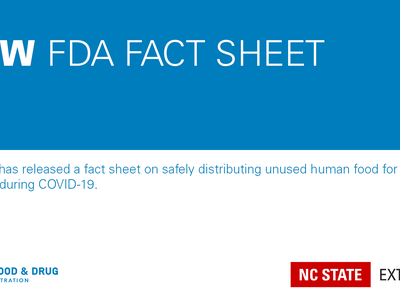 FDA redistributing human food fact sheet graphic