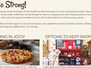 Be JOCO Strong homepage screen shot