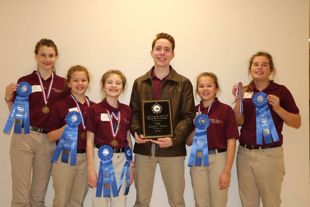 Junior Horsebowl Team Champions Alamance County