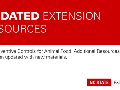 red and white announcement of updated resources