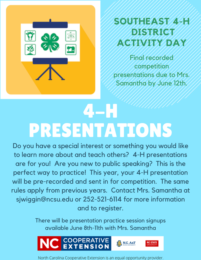 4-H Presentations
