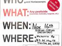 Poster showing free pesticide disposal on November 16, 2023 at Meherrin Ag, 458 NC Highway 58, Trenton, NC