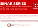 Graphic with title Webinar Series - this image is decorative
