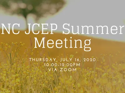 NC JCEP summer meeting flyer