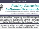 screen image of the collaborative newsletter