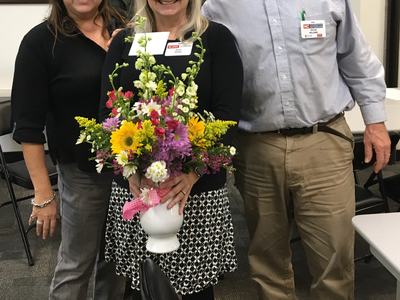 Becky Bowen and farmers