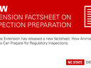 promotional header with text New Extension Factsheet on Inspection Preparation