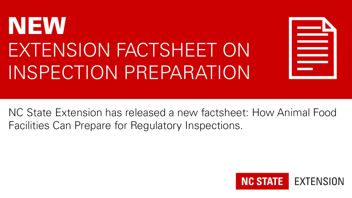 promotional header with text New Extension Factsheet on Inspection Preparation