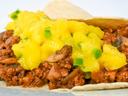 mushroom beef tacos
