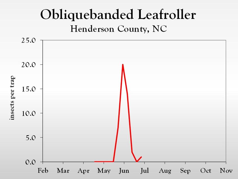 Graph of insect population trends