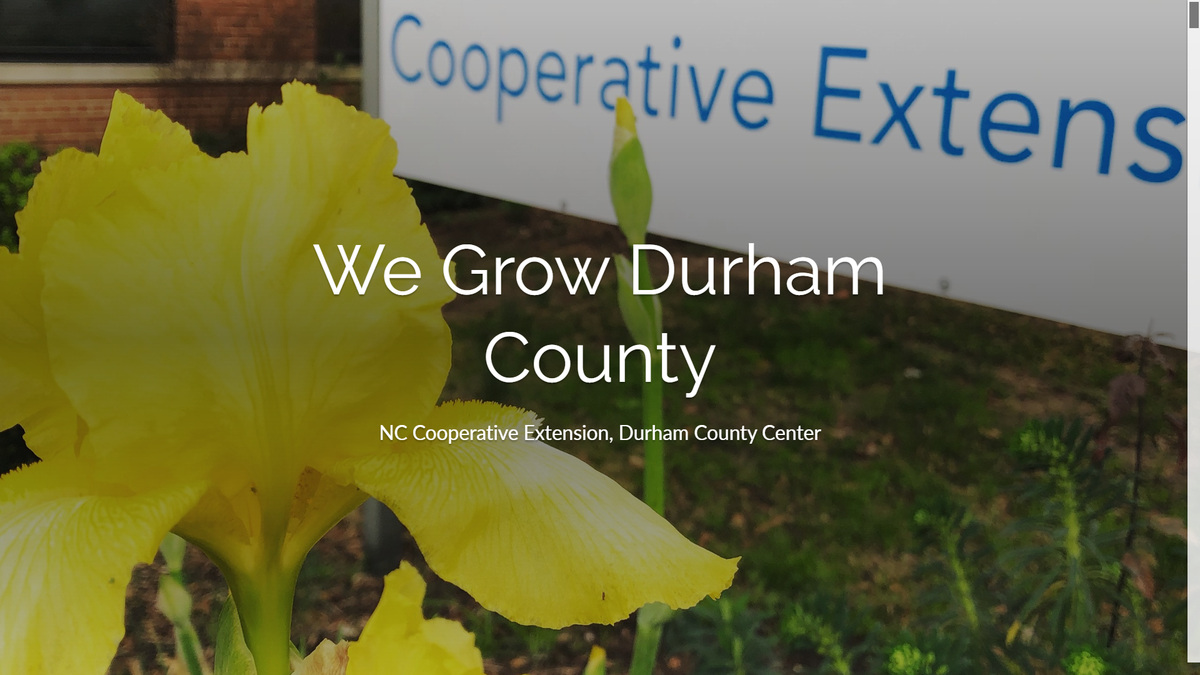 We Grow Durham County newsletter cover page