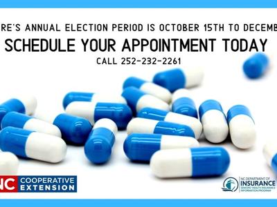 Medicare open enrollment flyer