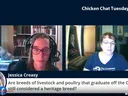 Facebook Live still shot of a Chikcen Chat Tuesday in August 2020