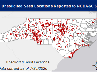 NCDA Unsolicited Seed Map