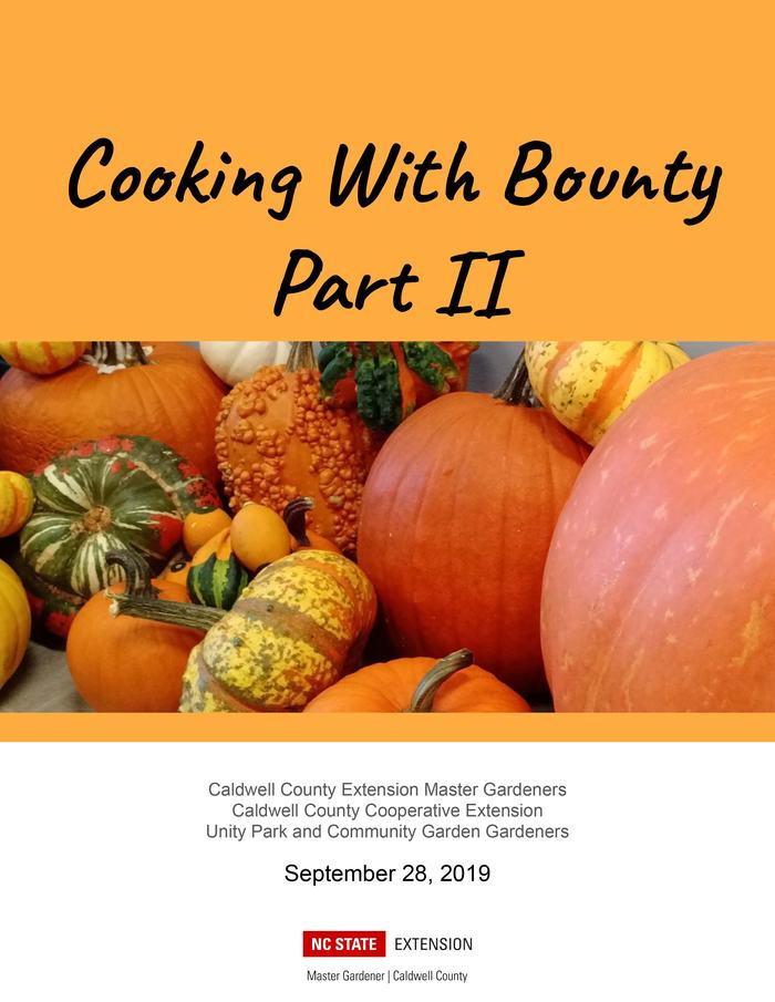 cover image of cooking recipe booklet