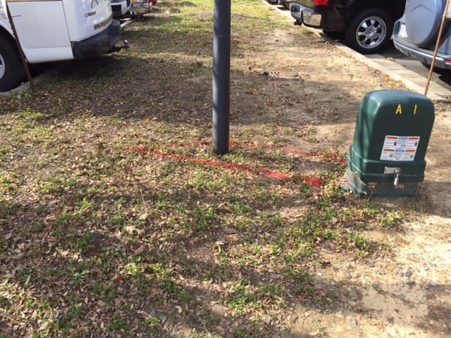 parking lot median bed