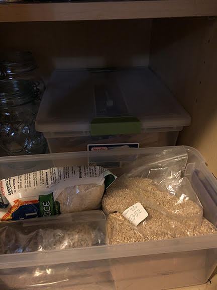 Storage ideas to prevent pantry pest invasion.
