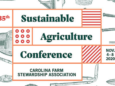 Banner with text 35th Sustainable Agriculture Conference