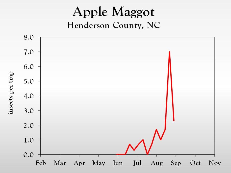 Graph of insect population trends