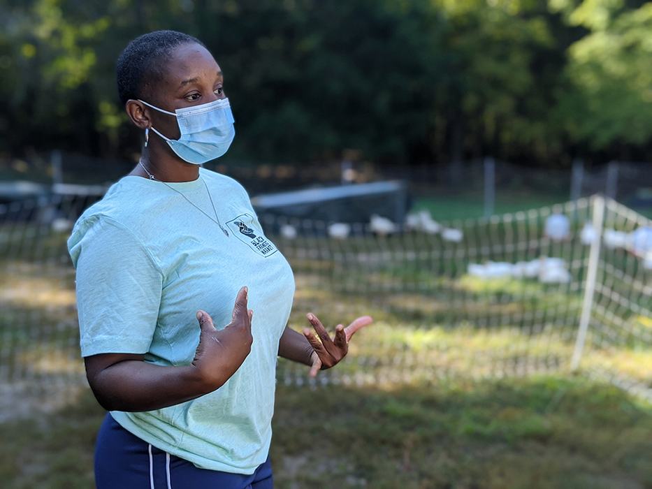 Chantel sells at several local farmers' markets