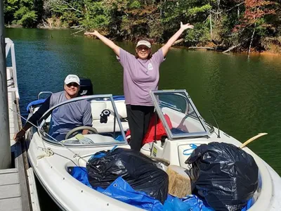 boat trash