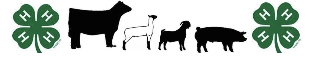 4-H Clover and farm animals image