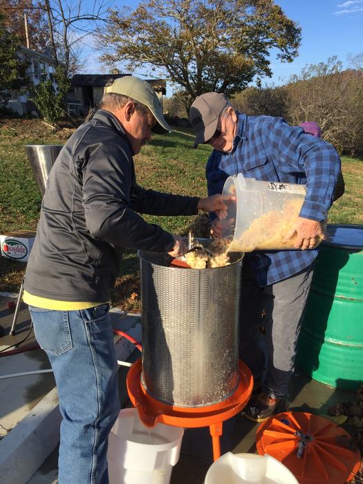 Making apple cider