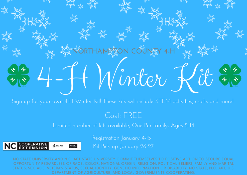 4-H Winter Kit flyer