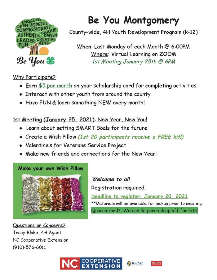 Be You Montgomery flyer