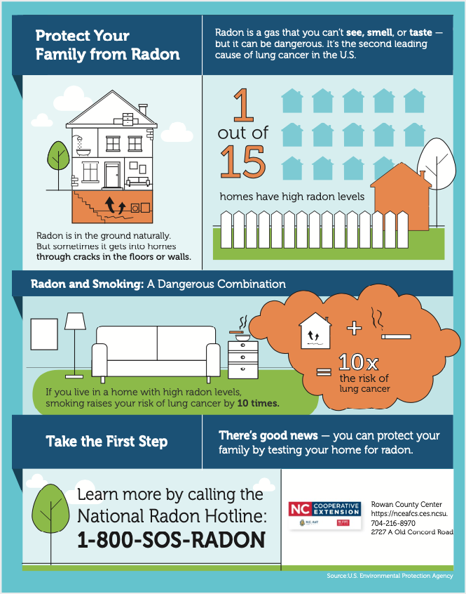 Protect Your Family from Radon flyer