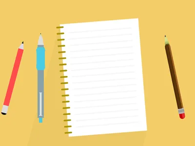 Paper and pencils