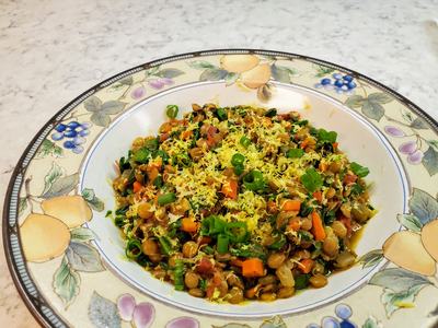Lentil Soup with Greek Flair