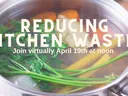 cooking pot with kitchen scraps advertising Kitchen Waste Program