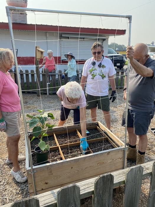 Wayne County Extension Master Gardeners volunteering at various Wayne County Extension gardening programs.