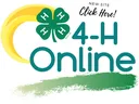 4-H Online logo with four-leaf clover and text "New Site Click Here!"