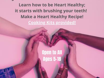Be You Montgomery Feb Meeting Mon Feb 22 @6PM; hands forming heart; Ages 5-18