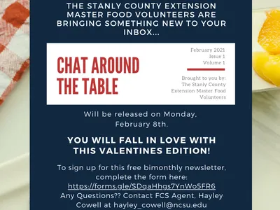 Chat Around the Table flyer
