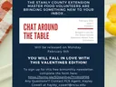 Chat Around the Table flyer
