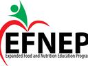 EFNEP logo with stylized apple and person; text "Expanded Food and Nutrition Education Program"