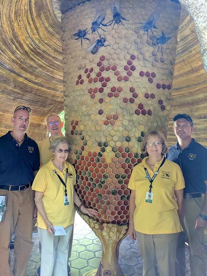 Honey bee exhibit at NC zoo