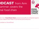 decorative banner with text announcing the Arm & Hammer podcast, all info repeated in post