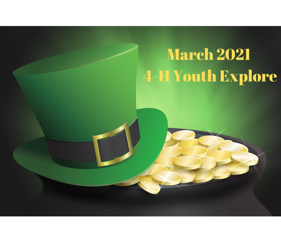 Green top hat and gold coins