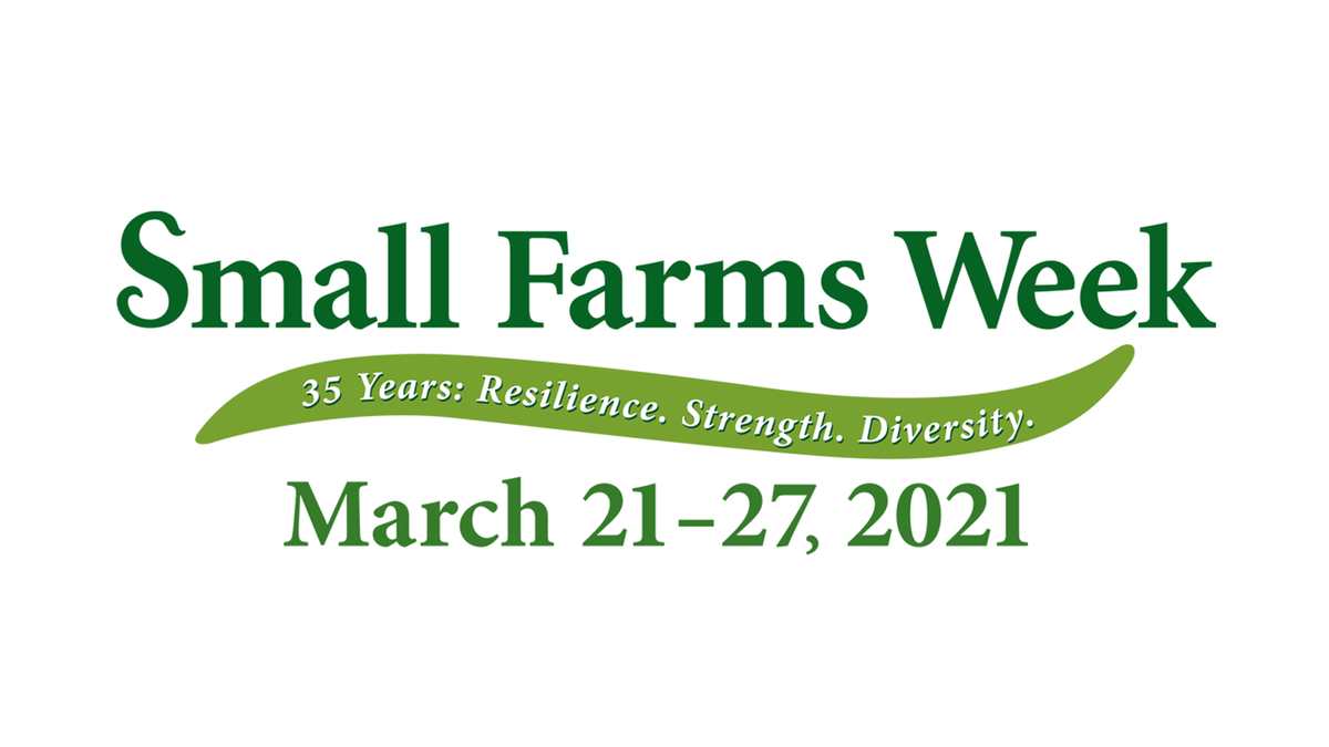 Small Farms Week 2021 logo banner