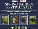 Spring Garden Festival Sale, 4024 Richlands Hwy, Jacksonville, NC, April 10, 2021, 8:30AM–1:30PM