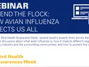 decorative banner announcing the Defend the Flock webinar, all information on page