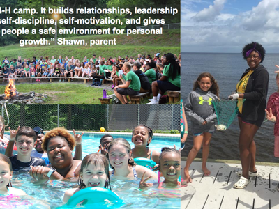 Collection of photos of camp counselors from NC 4-H Camps.
